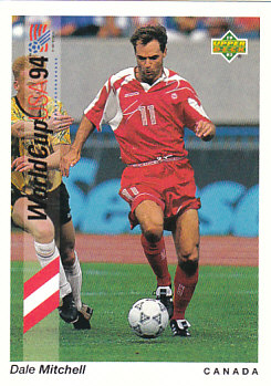 Dale Mitchell Canada Upper Deck World Cup 1994 Preview Eng/Spa #48